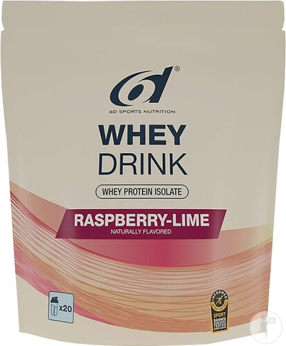 6d Whey Drink Raspberry-Lime Poudre 480g