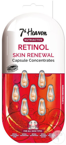 7th Heaven Capsules Concentrées Nutriactive Retinol Skin Renewal 7 Pièces