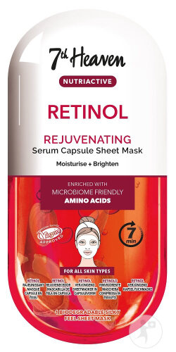 7th Heaven Sheet Mask Nutriactive Retinol Rejuvenating 10ml