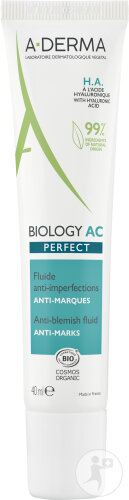 A-Derma Biology Ac Perfect Fluide Anti-Imperfections Anti-Marques Peau Adulte/Tendance Acnéique 40ml