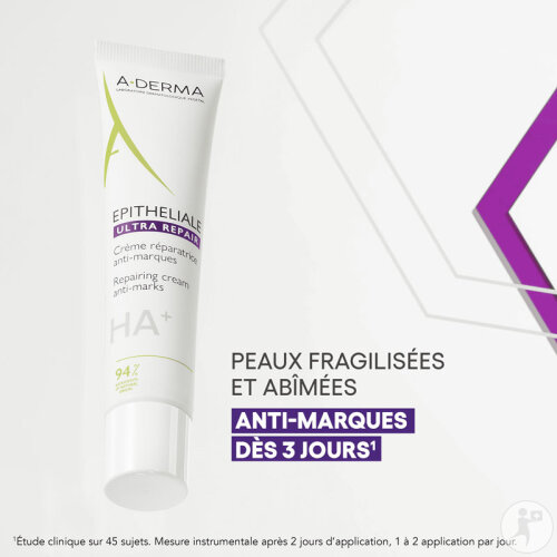 A-Derma Epitheliale Ultra Repair Crème Réparatrice Anti-Marques 100ml ...