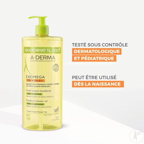 ADerma Exomega Control Huile Lavante Emolliente AntiGrattage Eczéma — free download