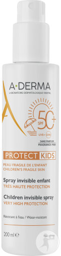 A-Derma Protect Kids Spray Solaire IP50+ Très Haute Protection Solaire Peau Fragile Enfant 200ml