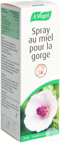 A.Vogel Spray Au Miel Pour La Gorge 30ml 