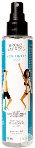 Académie Bronze'Express Lotion Auto-Bronzante Non Teintée Visage Et Corps 150ml