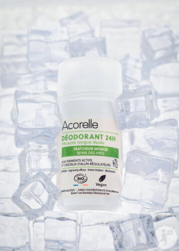 Acorelle Déodorant Roll-On 24h Fraîcheur Intense BIO Certifié 50ml-2