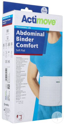 Actimove Ceinture Abdominale Comfort 23cm Taille S 1 Pièce