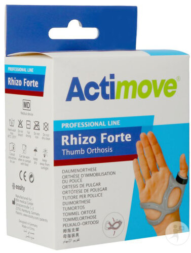 Actimove Rhizo Forte Gauche L Noir 1 Pièce