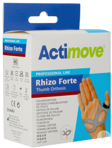 Actimove Rhizo Forte Gauche S Noir 1 Pièce