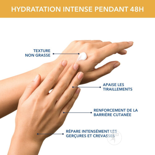 Crème Mains Mixa Intensif Peaux Sèches – Lot De 2 X 100 Ml à L'allantoïne – Neuf