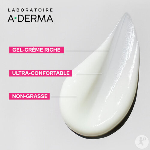 A-Derma Exoméga Gel-Crème Calmant Visage 40ml-10