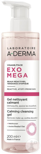 A-Derma Exoméga Gel Nettoyant Calmant 200ml
