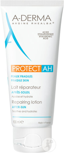 Aderma Protect Lait Réparateur Après-Soleil AH Peaux Fragiles Tube 100ml