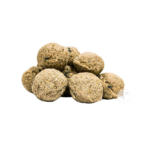 Aimé Eco Box - 30 Boules De Graisse Sans Filet Pour Oiseaux - Nourriture Énergétique Hiver - Boîte Carton Réutilisable - Toutes Espèces