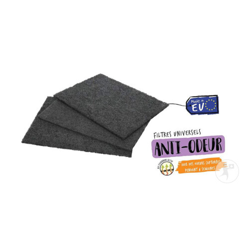 Aimé Filtres Universels Anti-Odeur Au Charbon Actif 3 Pièces-2