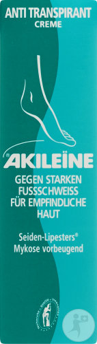 Akileine Vert Crème Antitranspirante Tube 75ml