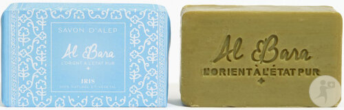 Al Bara Savon Authentique Syrien D'Alep Al Bara Parfum Iris 100g