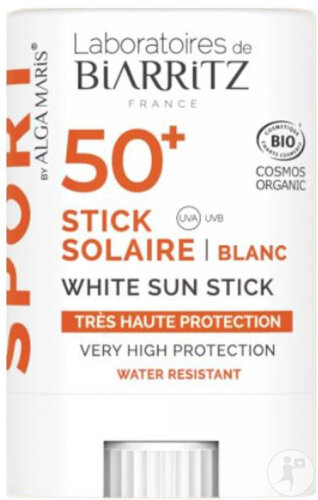 Alga Maris Stick Solaire Sport IP50 Plus Blanc 12g