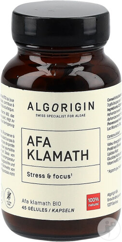 Algorigin AFA Klamath Gélules Flacon Verre 45 Pièces