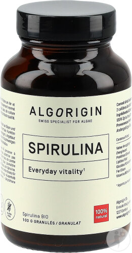 Algorigin S Spiruline Bio Granulés 100g