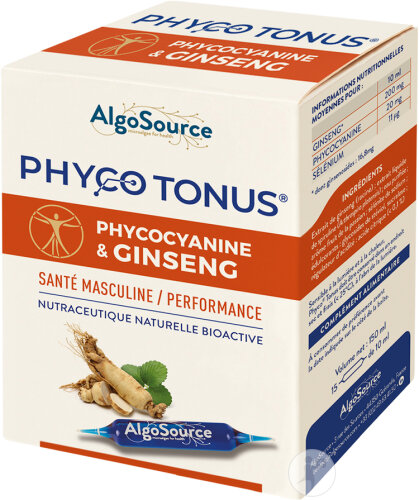 AlgoSource Phyco Tonus Nutraceutique Bioactive Masculine Ampoules 15x10ml