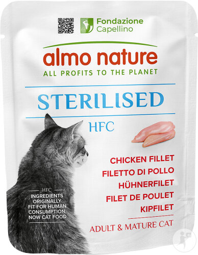 Almo Nature HFC Cats Sterilised Filet De Poulet 50g