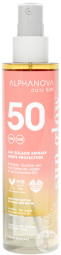 Alphanova Daily Sun Eau Solaire Biphase IP50 Haute Protection 125ml