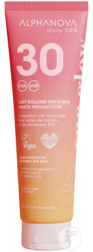 Alphanova Daily Sun Lait Solaire Invisible IP30 Visage Et Corps 150ml
