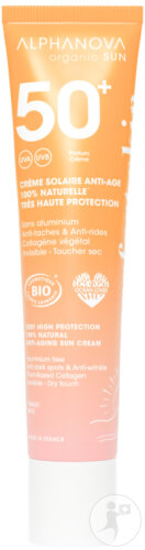 Alphanova Sun Creme Solaire Anti Age Anti Oxydant IP50+ 100% Naturel & Bio 40g