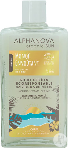 Alphanova Sun Monoï Envoûtant Corps Bio Flacon 100ml