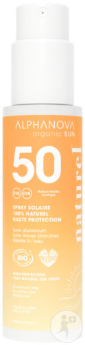 Alphanova Sun Spray Solaire IP50 Parfumé 100% Naturel Et Bio 100g