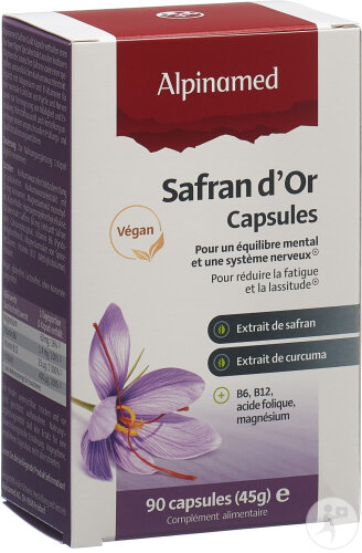 Alpinamed Safran D'Or Capsules 90 Pièces
