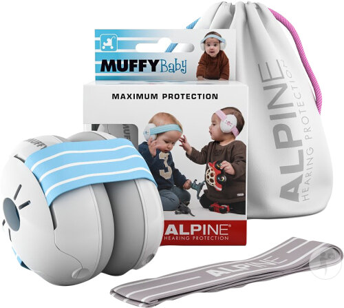 Alpine Muffy Casque Auditif Baby Bleu 1 Set