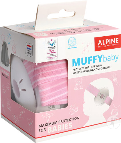 Alpine Muffy Casque Auditif Baby Rose 1 Set