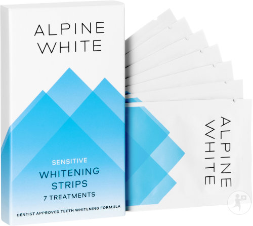 Alpine White Whitening Strips Sensitive Pour 7 Utilisations 7 Sachets