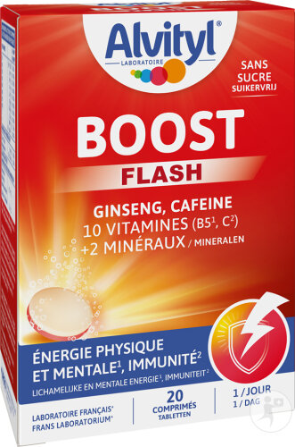 Alvityl Boost 20 Comprimés Effervescents