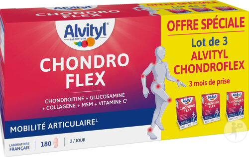Alvityl Chondroflex Mobilité Articulaire 180 Comprimés