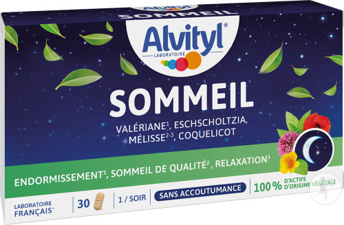 Alvityl Phyto Sommeil Complément Alimentaire Pour Mieux Dormir 30 Comprimés