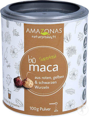 Amazonas Maca Bio Poudre 100% Pure 100g