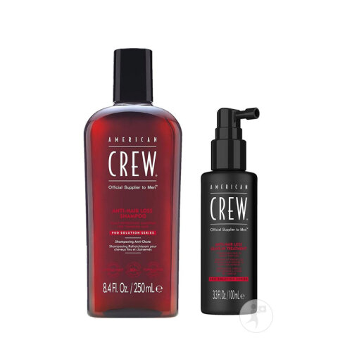 American Crew Kit Anti-Chute Shampoing Anti-Chute 250ml + Soin Sans Rinçage Anti-Chute 100ml-2