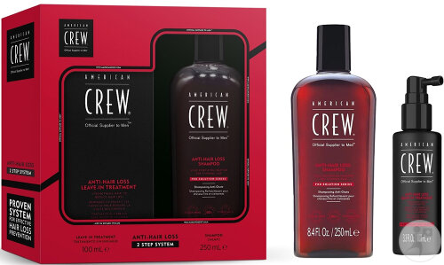 American Crew Kit Anti-Chute Shampoing Anti-Chute 250ml + Soin Sans Rinçage Anti-Chute 100ml