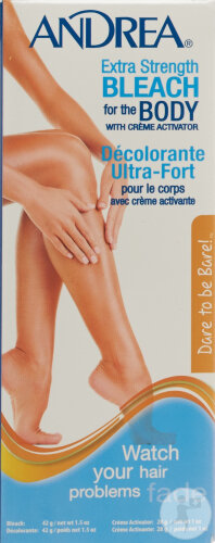 Andrea Crème Décolorante Corps Extra Forte Tubes 2x42g