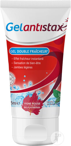 Antistax Gel Fraîcheur À L'extrait De Feuille De Vigne Rouge Jambes Légères Tube 125ml
