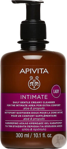 Apivita Intimate Plus Nettoyant Quotidien Doux Pour La Zone Intime 300ml