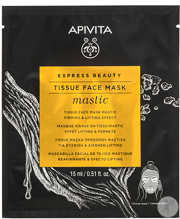 Apivita Masque Visage En Tissu Mastic Raffermissant & Lissant 15ml