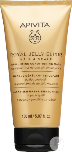Apivita Royal Jelly Elixir Masque Démêlant Repulpant Tube 150ml