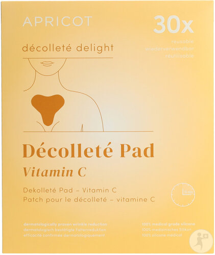 Apricot Décolleté Delight Patch Pour Le Décolleté Réutilisable 1 Pièce