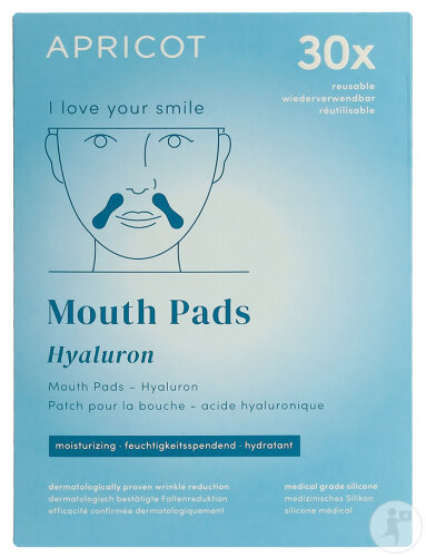 Apricot I Love Your Smile Patch Pour La Bouche Hyaluron 2 Pièces