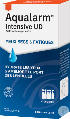 Aqualarm Intensive UD Yeux Secs Et Fatigués Unidoses 30x0,5ml