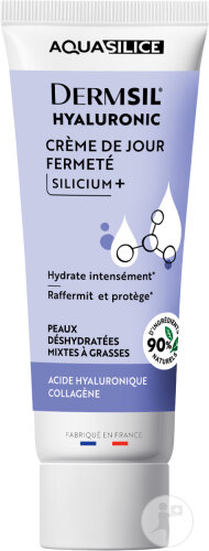 Aquasilice Soin Visage Jour Anti-Âge Régénérant Silicium Acide Hyaluronique Tube 50ml